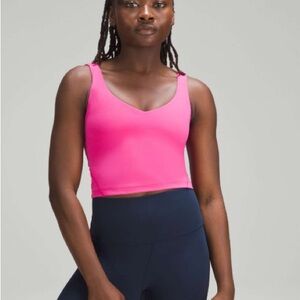 Lululemon pink align top crop